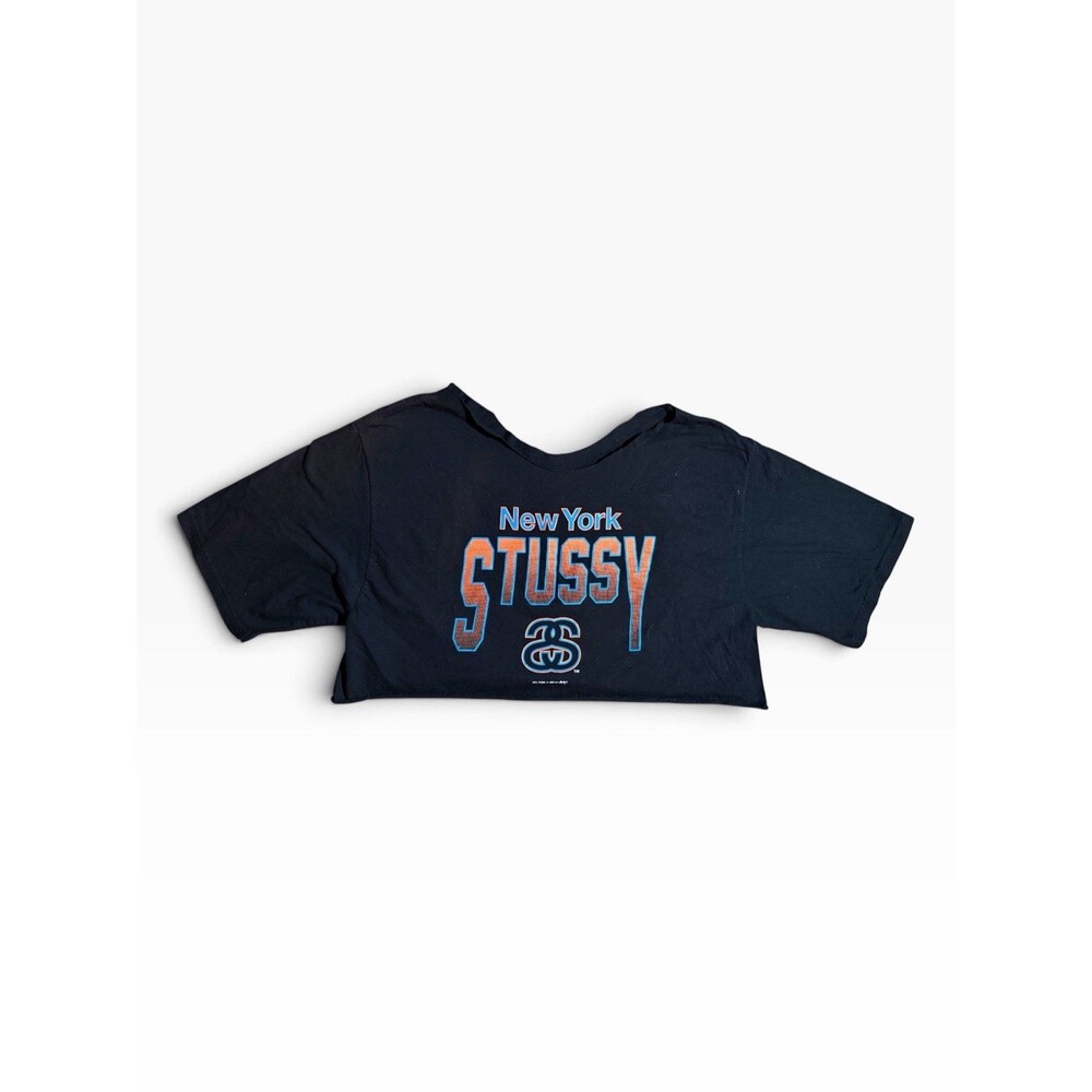 Vintage Stussy New York Knicks T-shirt Cropped